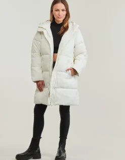 Calvin Klein Jeans Manteaux^- LOGO BELT LONG PUFFER
