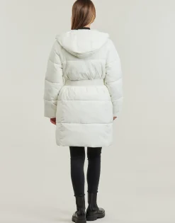 Calvin Klein Jeans Manteaux^- LOGO BELT LONG PUFFER