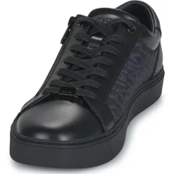 Calvin Klein Jeans - LOW TOP LACE UP W/ZIP MONO Noir Outlet