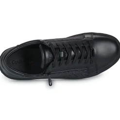 Calvin Klein Jeans - LOW TOP LACE UP W/ZIP MONO Noir Outlet