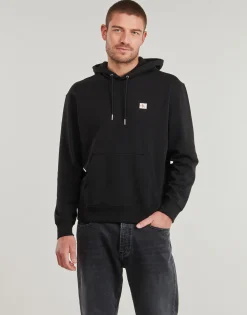 Calvin Klein Jeans - LS EU BADGE 350TERRY HOODIE Noir Online