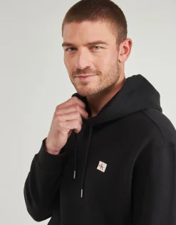 Calvin Klein Jeans - LS EU BADGE 350TERRY HOODIE Noir Online