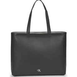 Calvin Klein Jeans - MINIMAL MONOGRAM SLIM TOTE34 Noir Clearance