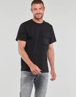 Calvin Klein Jeans T-shirts & Polos^- MIX MEDIA POCKET TEE