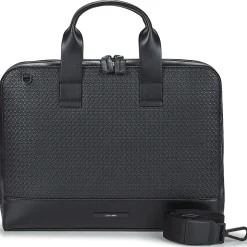 Calvin Klein Jeans - MODERN BAR SLIM LAPTOP BAG MONO Noir Hot