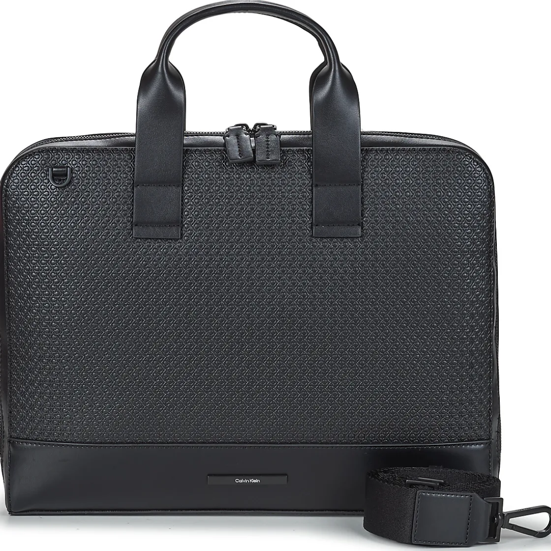 Calvin Klein Jeans - MODERN BAR SLIM LAPTOP BAG MONO Noir Hot