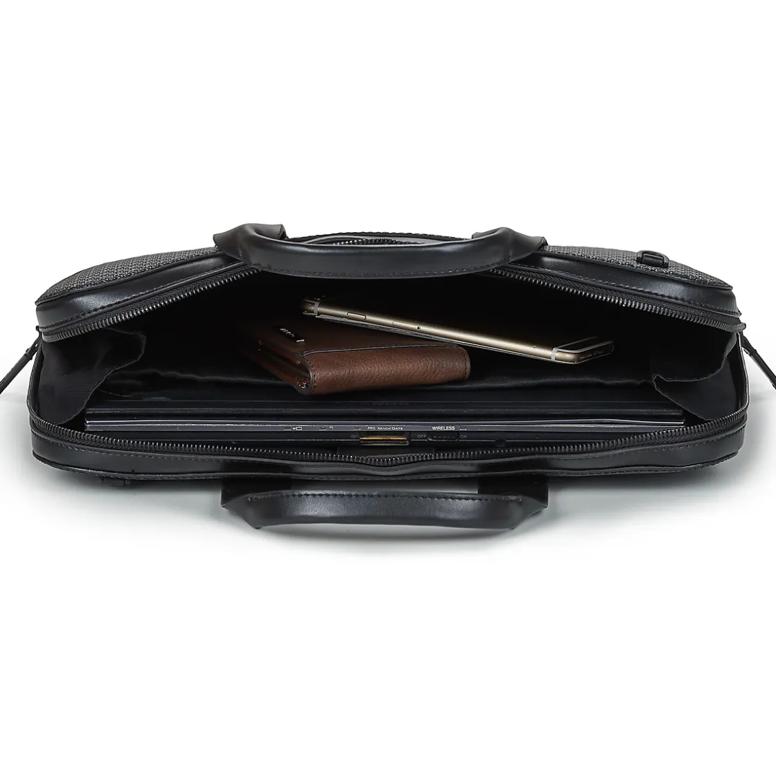 Calvin Klein Jeans - MODERN BAR SLIM LAPTOP BAG MONO Noir Hot