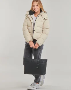 Calvin Klein Jeans - MONOLOGO NON DOWN SHORT PUFFER Beige Sale