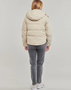 Calvin Klein Jeans - MONOLOGO NON DOWN SHORT PUFFER Beige Sale