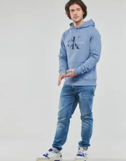 Calvin Klein Jeans - MONOLOGO REGULAR HOODIE< Sweats & Polaires