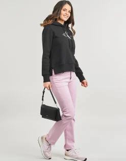 Calvin Klein Jeans - MONOLOGO REGULAR HOODIE Noir Best