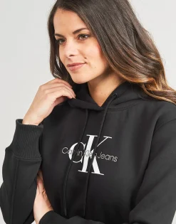 Calvin Klein Jeans - MONOLOGO REGULAR HOODIE Noir Best