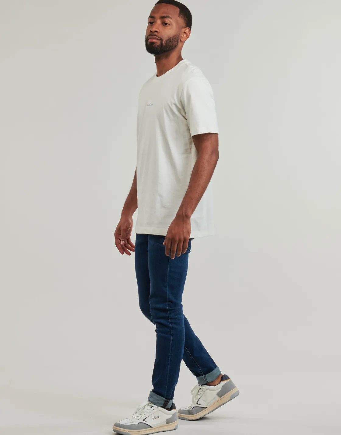 Calvin Klein Jeans - MONOLOGO TEE Blanc Hot