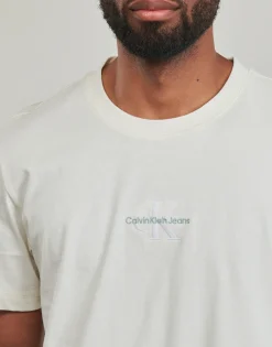 Calvin Klein Jeans - MONOLOGO TEE Blanc Hot