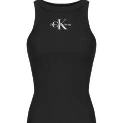 Calvin Klein Jeans T-shirts & Polos^- MONOLOGO RIB TANK TOP