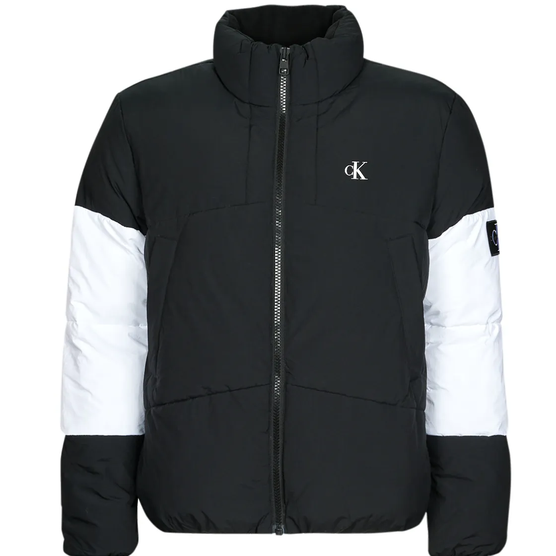 Calvin Klein Jeans Manteaux^- NON-DOWN COLORBLOCK PUFFER