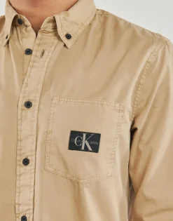 Calvin Klein Jeans - REGULAR SHIRT Beige Online