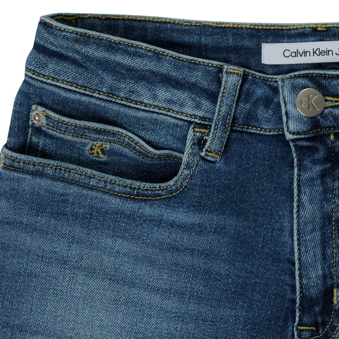Calvin Klein Jeans - RELAXED HR SHORT MID BLUE Bleu Discount
