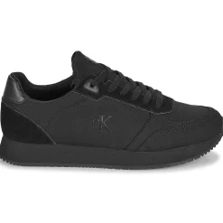 Calvin Klein Jeans Baskets Mode^- RUNNER SOCK LACEUP MG CANVAS
