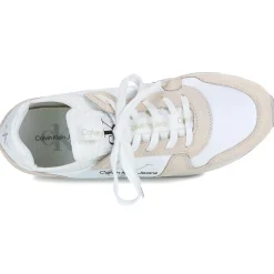 Calvin Klein Jeans - RUNNER SOCK LACEUP NY-LTH W Blanc Best