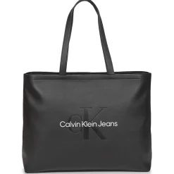 Calvin Klein Jeans Cabas / Sacs Shopping^- SCULPTED SLIM TOTE34 MONO