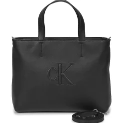 Calvin Klein Jeans - SCULPTED MINI EW TOTE Noir Best
