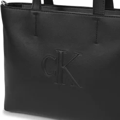 Calvin Klein Jeans - SCULPTED MINI EW TOTE Noir Best