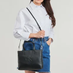 Calvin Klein Jeans - SCULPTED MINI EW TOTE Noir Best