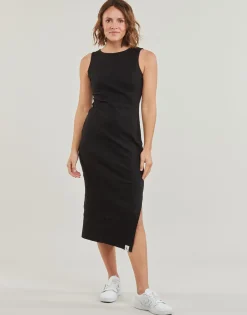 Calvin Klein Jeans - SEAMING LONG RIB DRESS< Robes