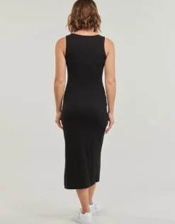 Calvin Klein Jeans - SEAMING LONG RIB DRESS< Robes