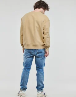 Calvin Klein Jeans - SHRUNKEN BADGE CREW NECK Beige Best