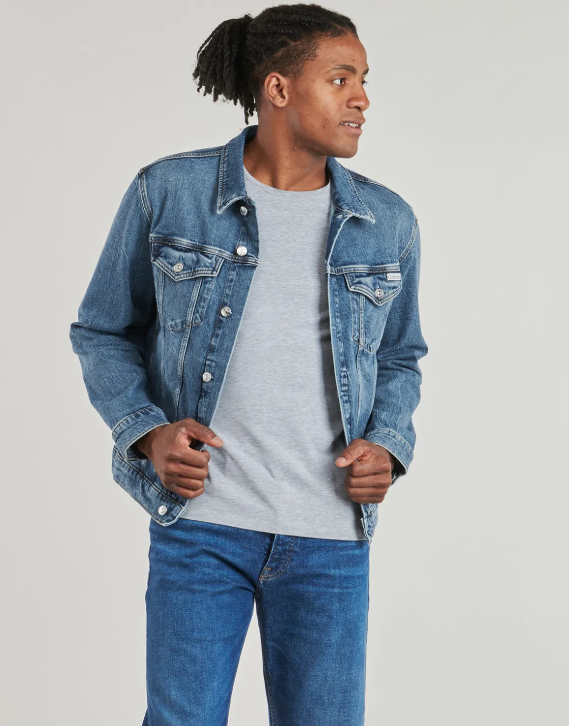 Calvin Klein Jeans - SLIM DENIM JACKET< Vestes