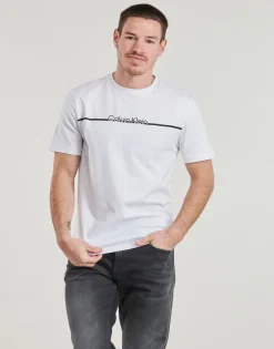 Calvin Klein Jeans - SPLIT LINE LOGO T-SHIRT< T-shirts & Polos