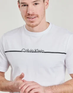 Calvin Klein Jeans - SPLIT LINE LOGO T-SHIRT< T-shirts & Polos