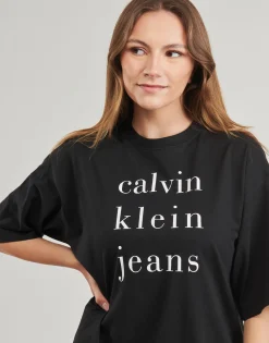 Calvin Klein Jeans T-shirts & Polos^- SS CKJ LOGO TEE