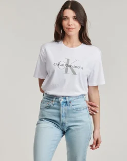 Calvin Klein Jeans T-shirts & Polos^- SS HERO MONOLOGO TEE 30S