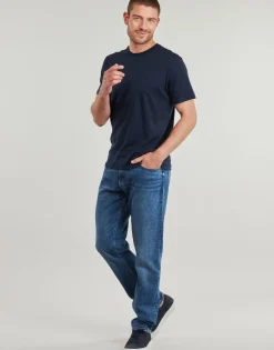 Calvin Klein Jeans - SS SUPIMA CHEST EMB CREWNECK TEE Marine Discount
