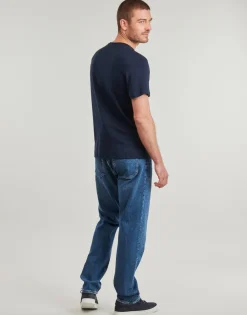 Calvin Klein Jeans - SS SUPIMA CHEST EMB CREWNECK TEE Marine Discount