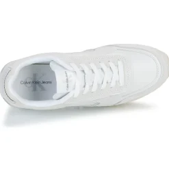 Calvin Klein Jeans - TOOTHY RUNNER IRREGULARLINES Blanc Hot