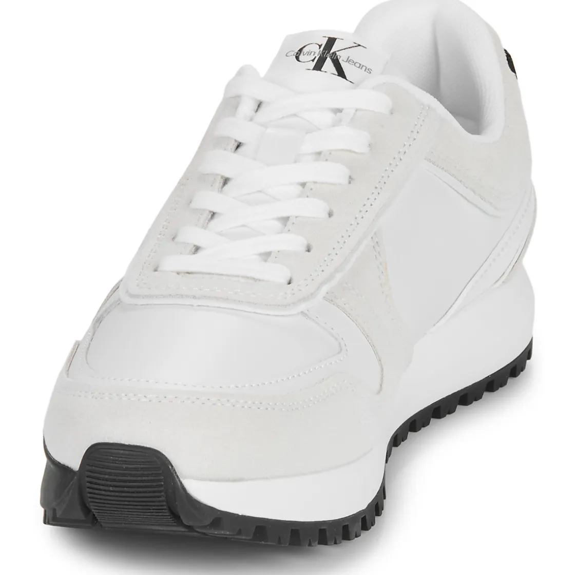 Calvin Klein Jeans - TOOTHY RUNNER IRREGULARLINES Blanc Hot
