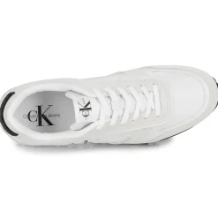 Calvin Klein Jeans - TOOTHY RUNNER IRREGULARLINES Blanc Hot