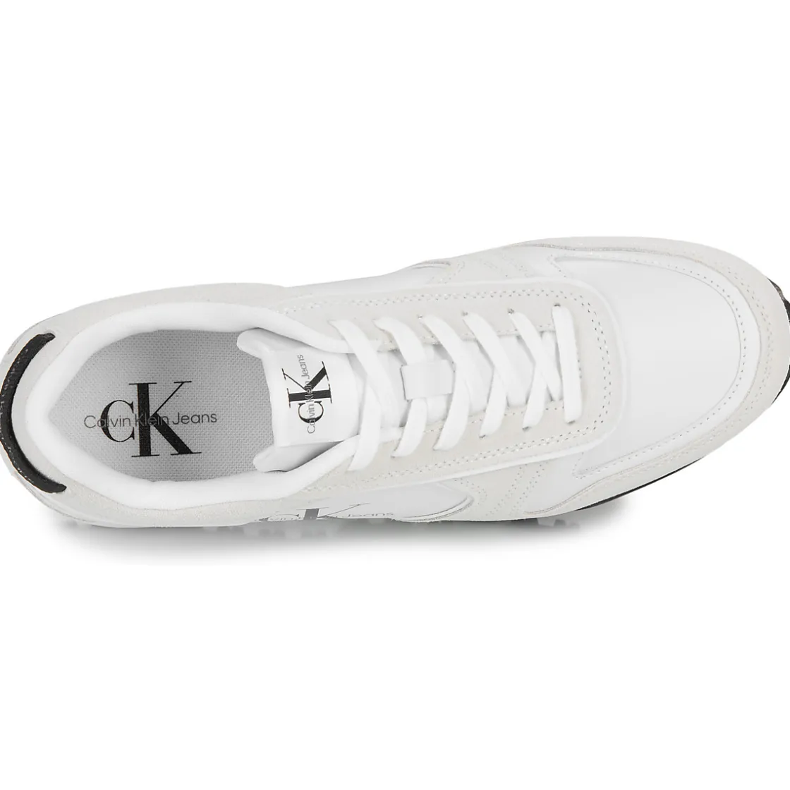 Calvin Klein Jeans - TOOTHY RUNNER IRREGULARLINES Blanc Hot