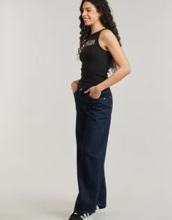 Calvin Klein Jeans T-shirts & Polos^- VARSITY CALVIN KLEIN RIB TANK