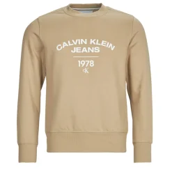 Calvin Klein Jeans - VARSITY CURVE CREW NECK< Sweats & Polaires