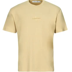 Calvin Klein Jeans - WASHED MONOLOGO TEE Beige