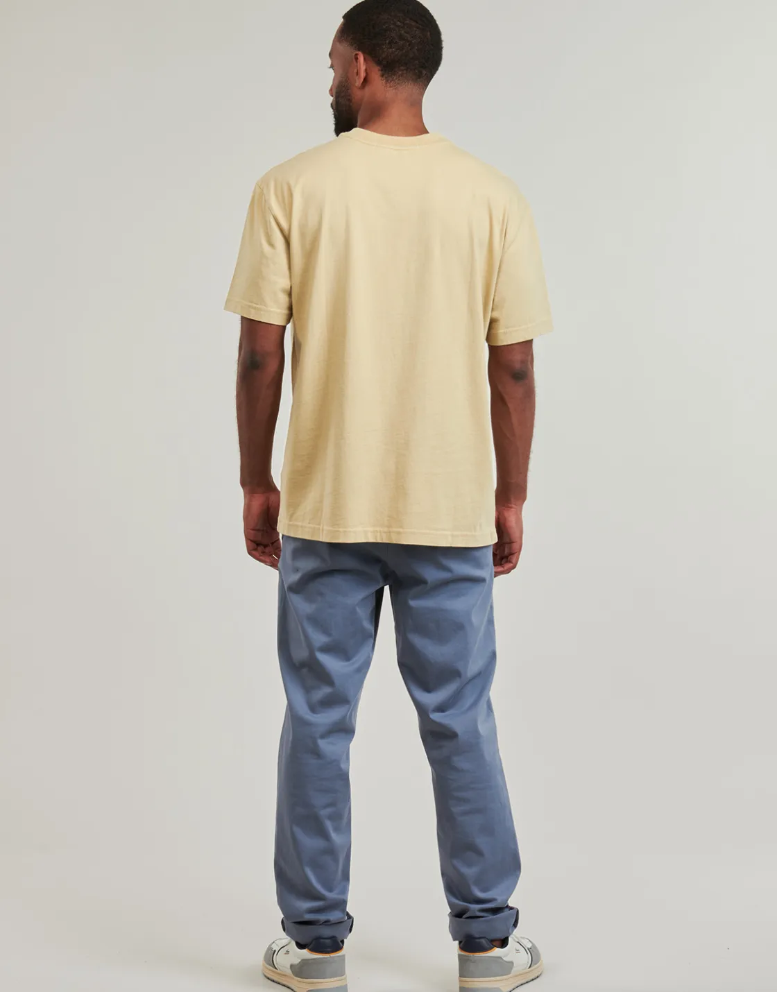 Calvin Klein Jeans - WASHED MONOLOGO TEE Beige