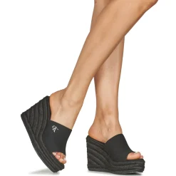 Calvin Klein Jeans - WEDGE ROPE SLIDE MG Noir Online
