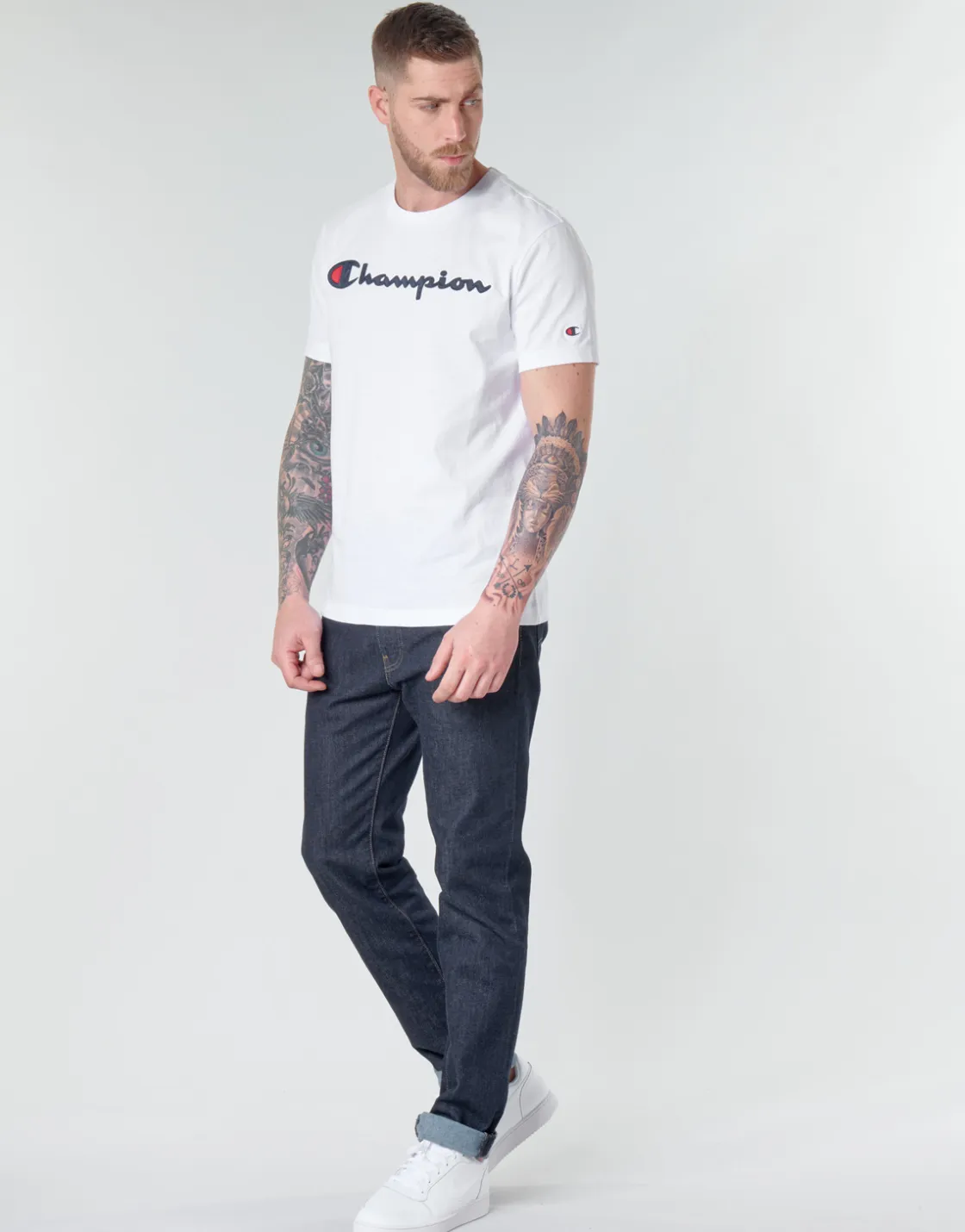 Champion - COTTON ATHLETIC JERSEY COMBED< T-shirts & Polos