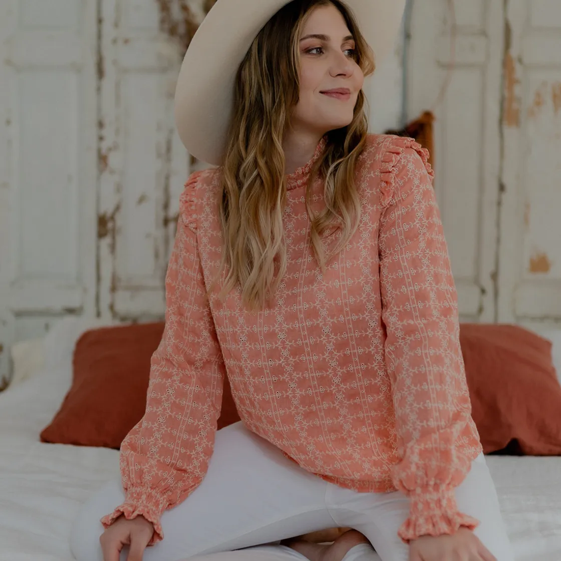 Céleste Tops / Blouses^- HIRONDELLE