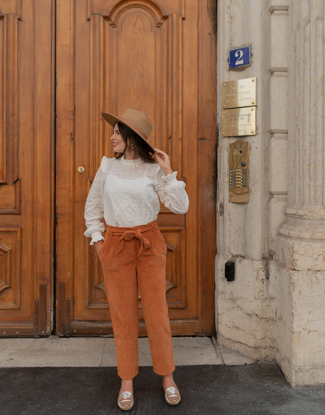 Céleste - MARRONNIER< Pantalons